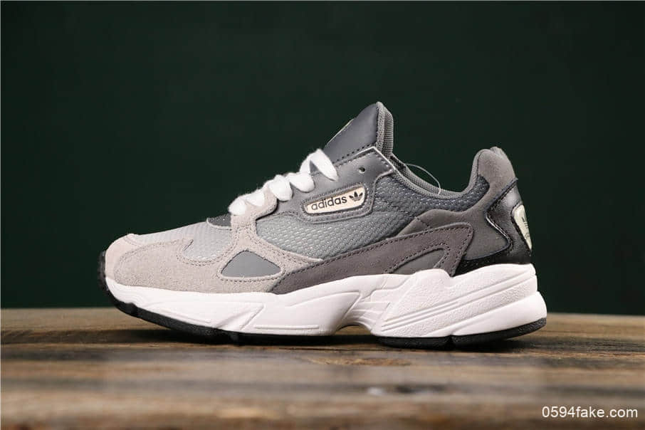 阿迪达斯Adidas Originals Falcon W公司级版本三叶草老爹鞋渐变色明星同款新品全网首发专柜同售 货号:EF5106