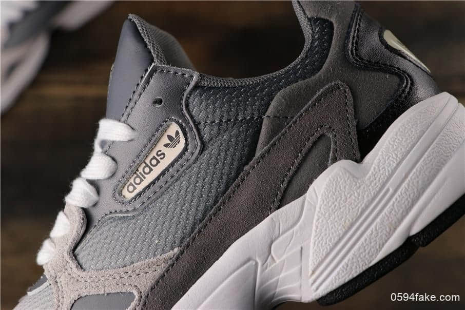 阿迪达斯Adidas Originals Falcon W公司级版本三叶草老爹鞋渐变色明星同款新品全网首发专柜同售 货号:EF5106