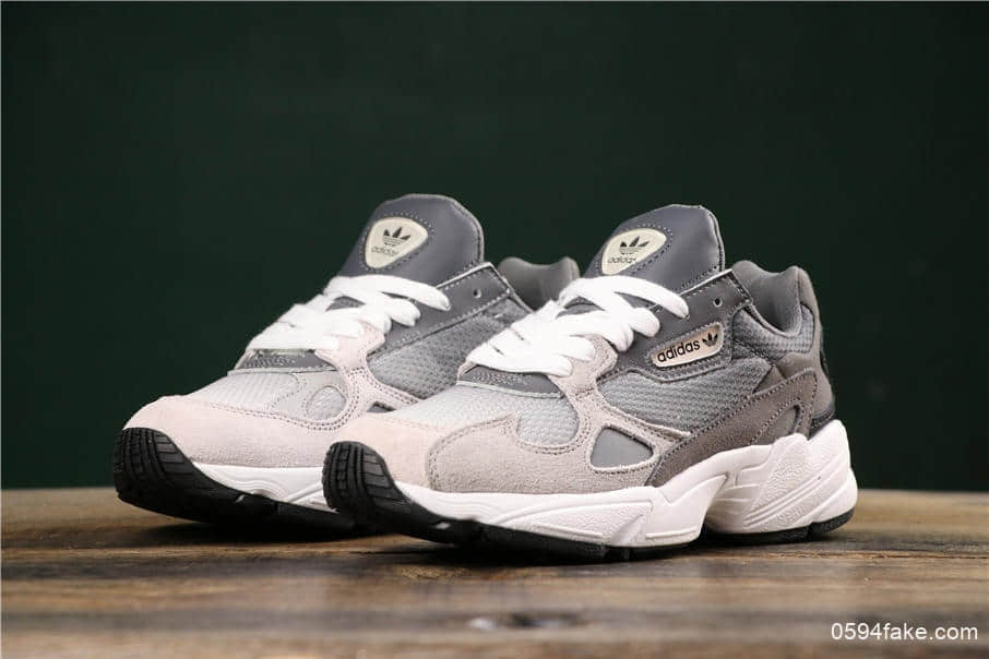 阿迪达斯Adidas Originals Falcon W公司级版本三叶草老爹鞋渐变色明星同款新品全网首发专柜同售 货号:EF5106