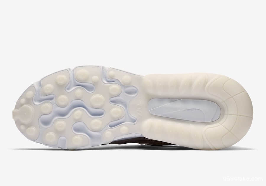 温柔藕粉色瞬间优雅!双重缓震科技脚感澎湃!这双Nike Air Max 270 React一定要入手! 货号:CQ6361-200