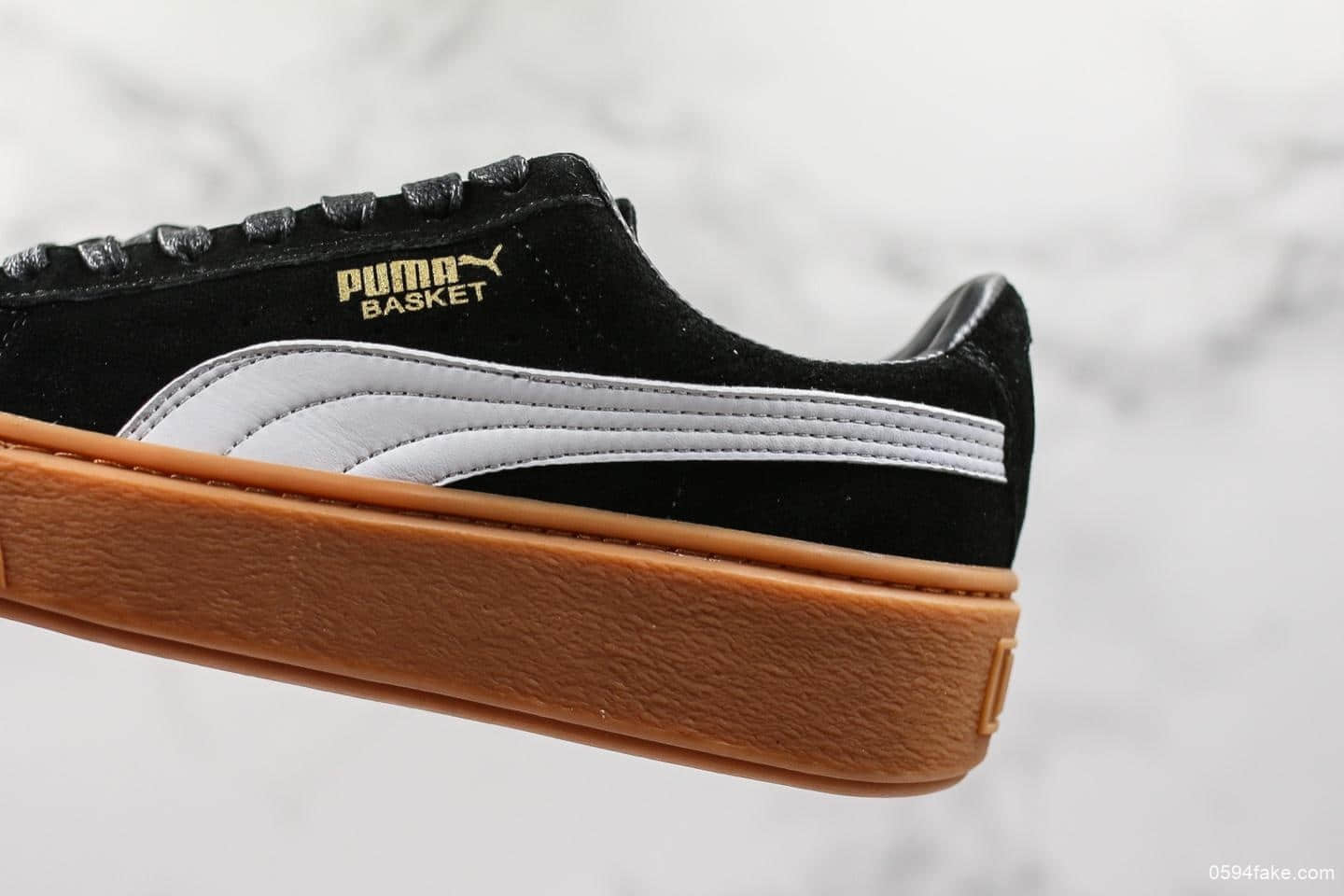 彪马Puma Suede Platform蕾哈娜二代黑棕公司级 杨幂同款 货号:363559-02