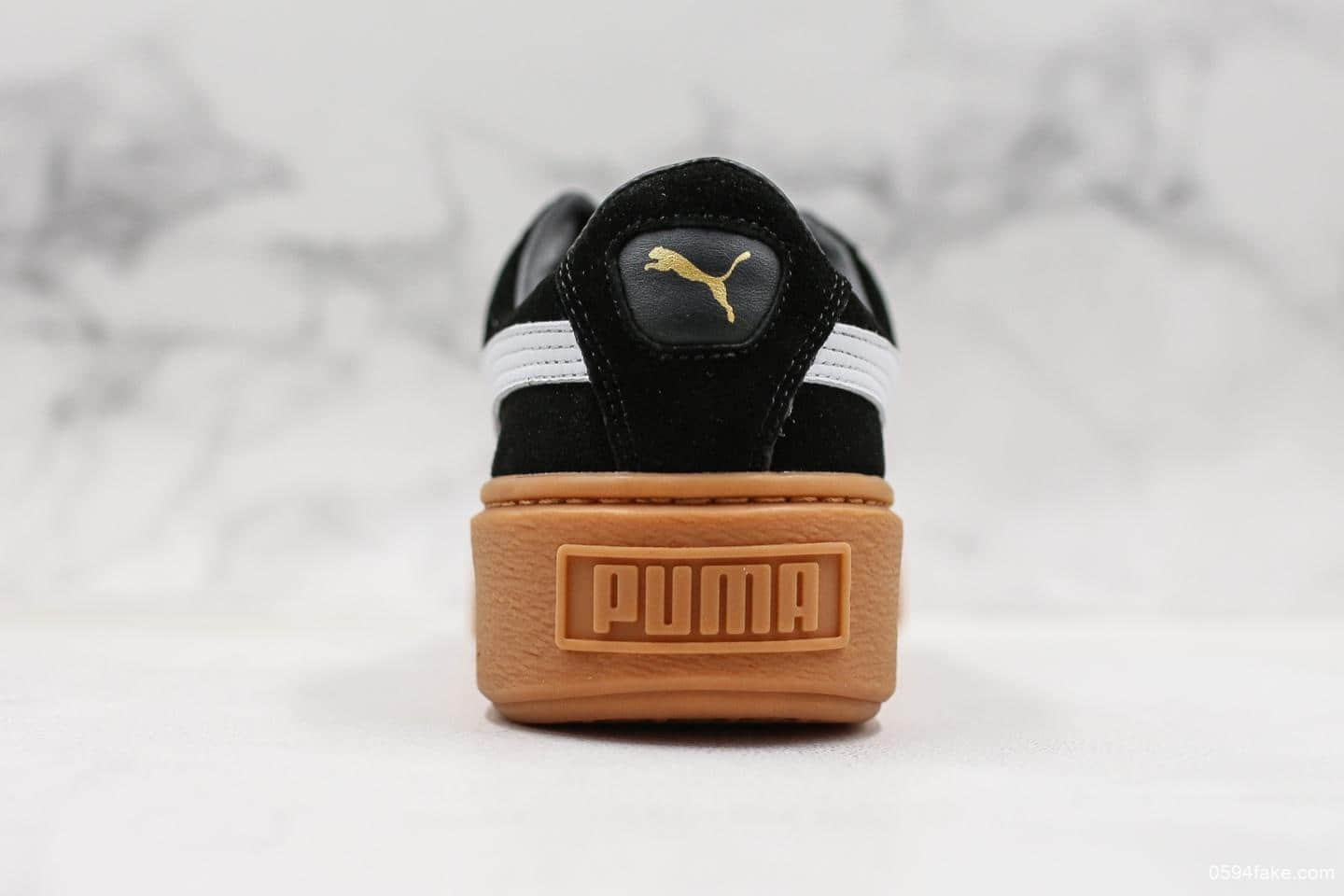 彪马Puma Suede Platform蕾哈娜二代黑棕公司级 杨幂同款 货号:363559-02