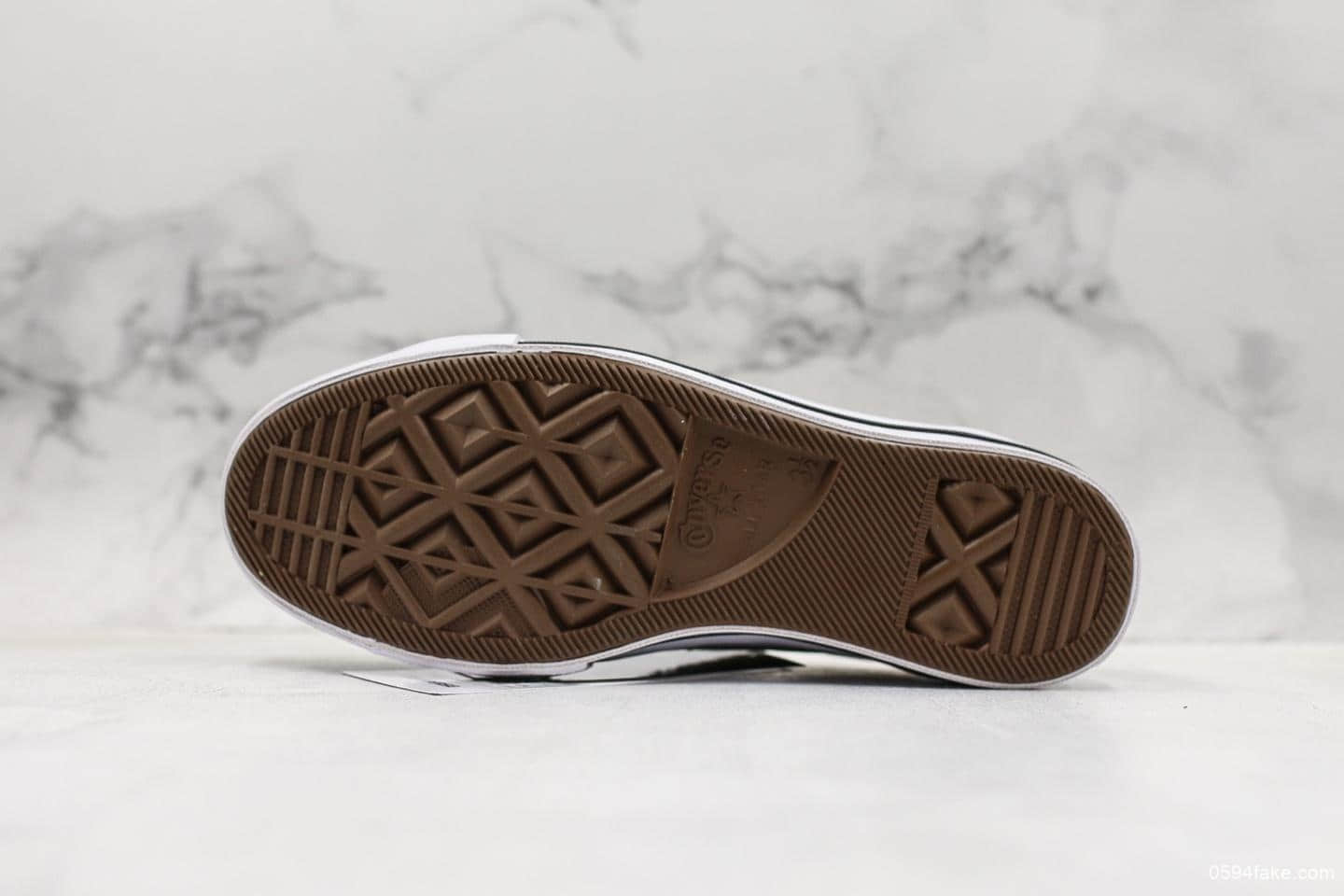 匡威Converse One Star杰克一星木村系列低帮迷彩军绿真标带半码复古硫化板鞋全新黑盒新标 货号:165027C