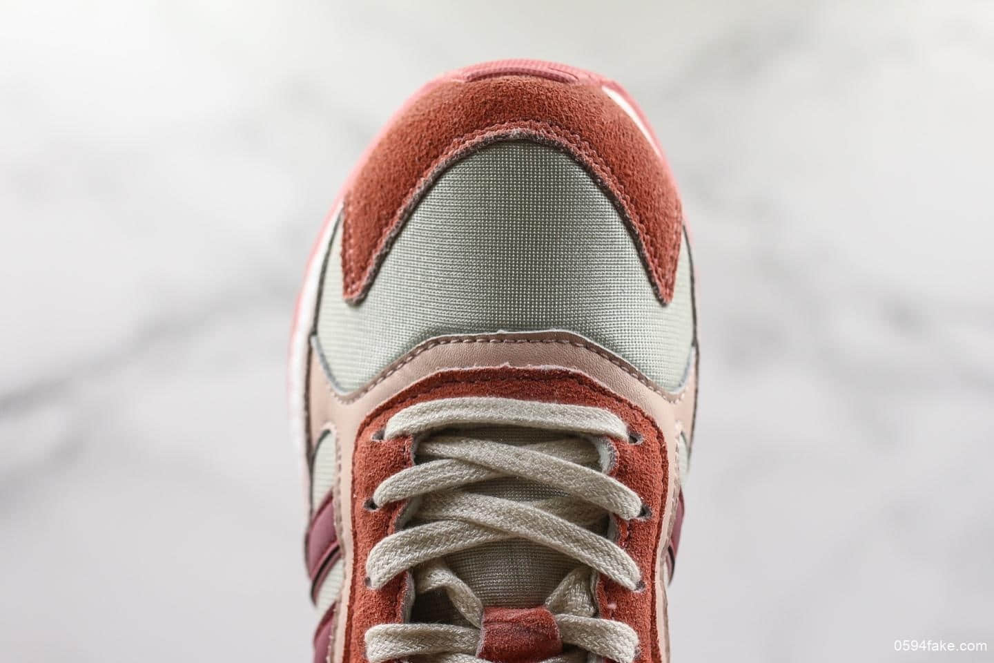 阿迪达斯Adidas Tresc Run Boost火焰系列粉桔色真标带半码真爆米花复古休闲运动跑步鞋 货号:FV4715