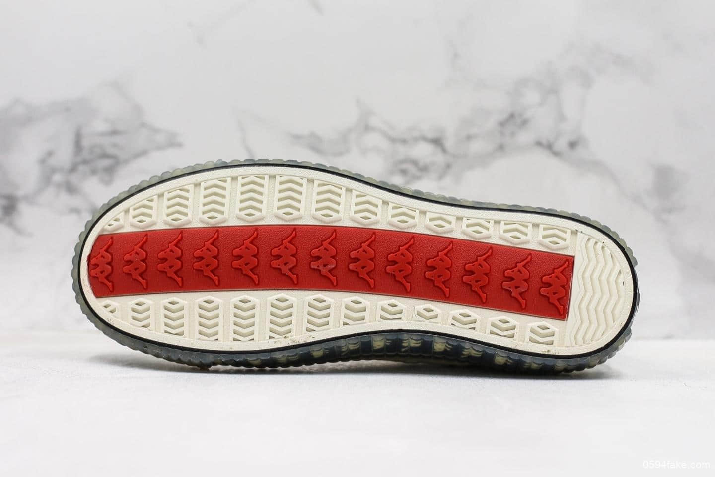 Kappa卡帕哆啦A梦联名饼干板鞋米白色公司级 魔术贴任意门串标 水晶大底模具 全新软底气囊 货号:K09Y5VS82-012