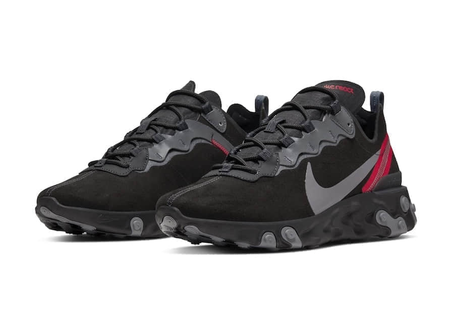 Nike React Element 55又一新配色登场!这次是绒面革鞋面!
