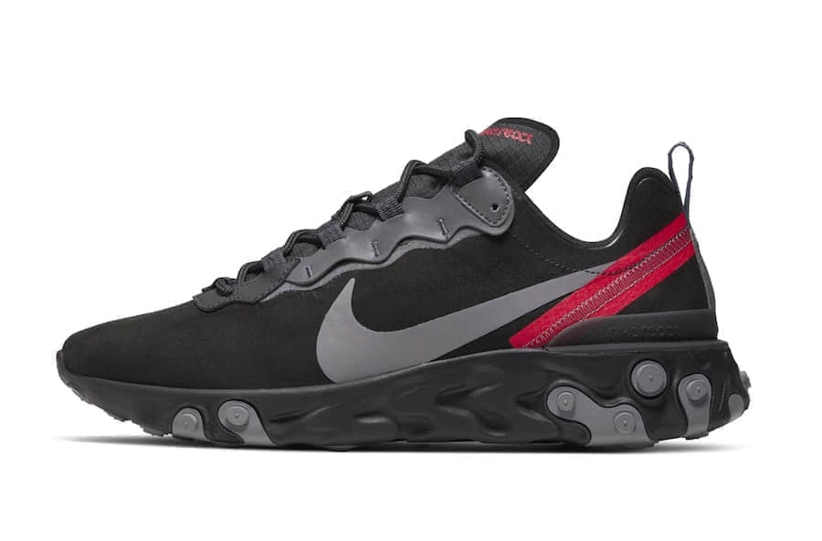 Nike React Element 55又一新配色登场!这次是绒面革鞋面!