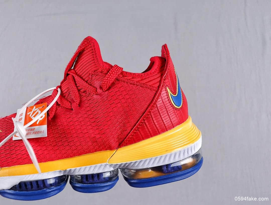 耐克Lebron superbron詹姆斯16代红超人纯原级版本詹姆斯实战高帮篮球鞋专柜同售 货号:CK2172-600
