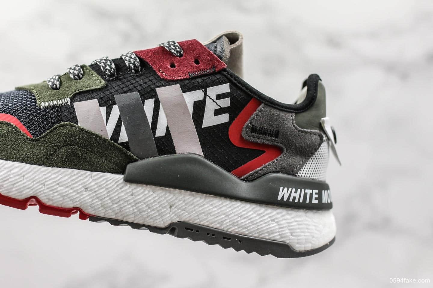 阿迪达斯Adidas Nite Jogger 2019 Boost纯原版本夜行者复古跑鞋原厂材料原厂大底原单巴斯夫真爆复古慢跑鞋 货号:EG1686