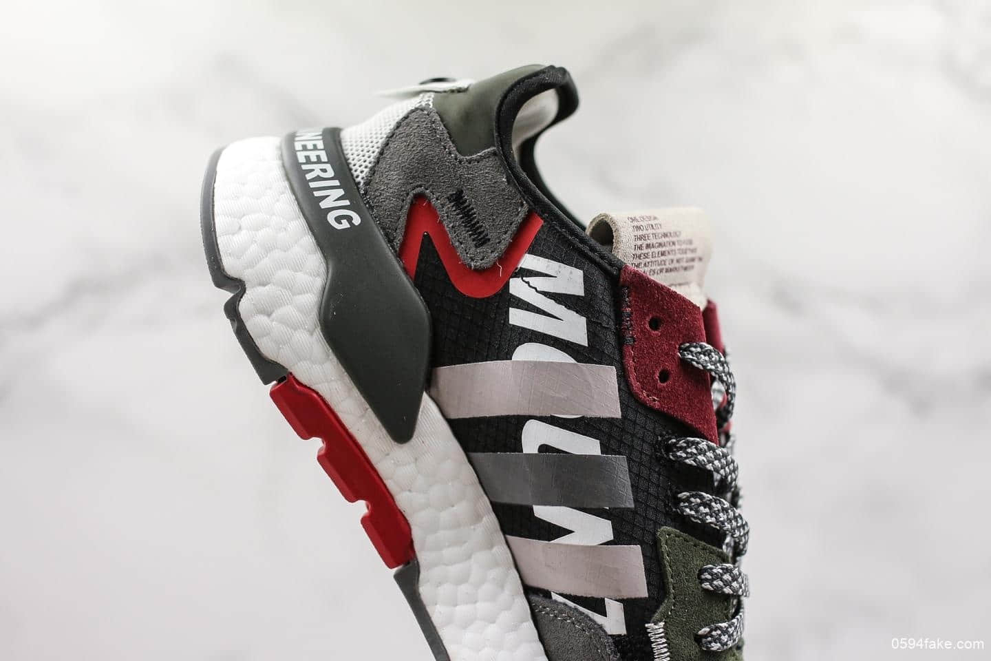 阿迪达斯Adidas Nite Jogger 2019 Boost纯原版本夜行者复古跑鞋原厂材料原厂大底原单巴斯夫真爆复古慢跑鞋 货号:EG1686