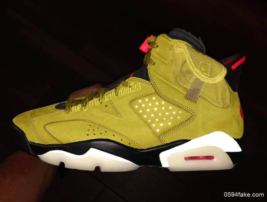 Travis Scott x Air Jordan 6再迎新配色!这次是浓郁芥末黄!
