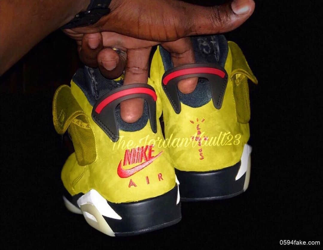 Travis Scott x Air Jordan 6再迎新配色!这次是浓郁芥末黄!