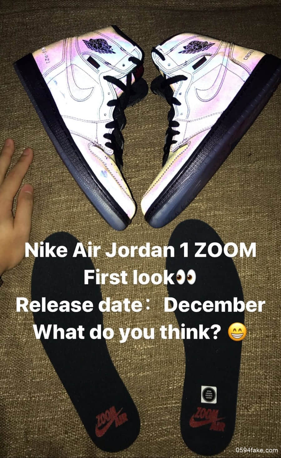 全身3M反光还搭载Nike Zoom Aie缓震科技!这双AJ1有点特别!