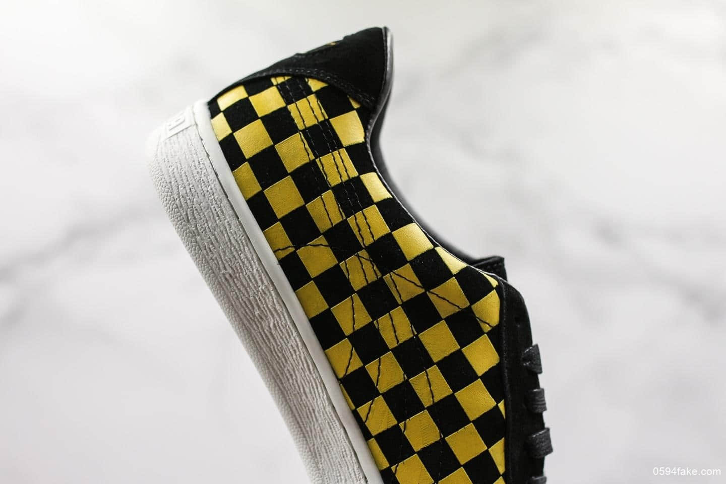 彪马PUMA SUEDE CHINATOWN MARKET窦靖童同款纯原版本彪马棋盘格魔术贴男女同款情侣休闲鞋滑板鞋