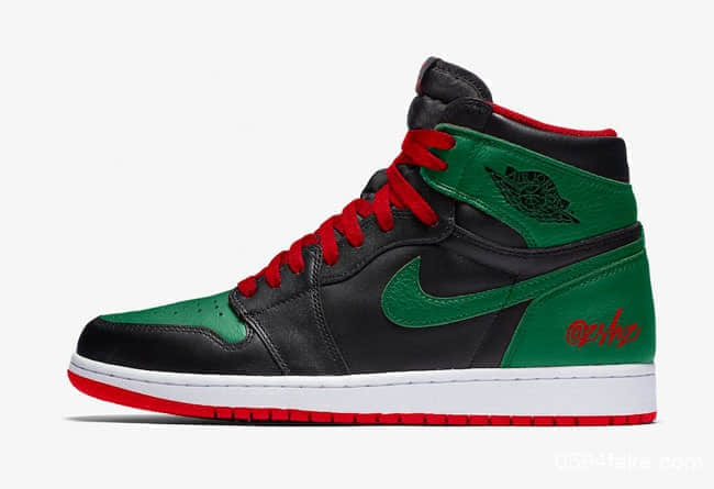 Gucci配色的Air Jordan 1!明年2月29日发售! 货号:555088-030