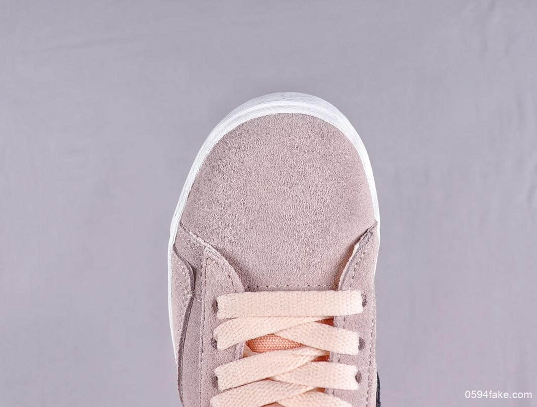 耐克Nike Blazer Mid Rebel公司级真标版本解构主义开拓者女子高帮休闲板鞋开学季福利随鞋附赠精致Nike别针 货号：BQ4022-001