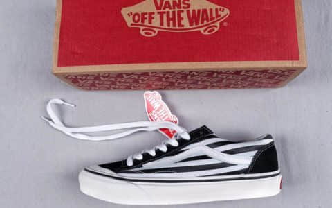 万斯Vans Style 36 Cecon SF包头斑马纹杀人鲸19年新版翻盖鞋盒安纳海姆工艺真标硫化版本 货号:VN0A3DZ3VTO