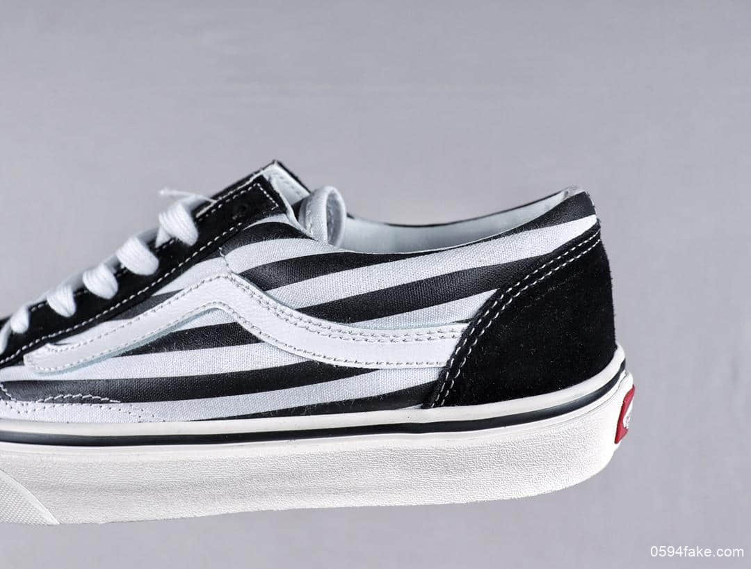 万斯Vans Style 36 Cecon SF包头斑马纹杀人鲸19年新版翻盖鞋盒安纳海姆工艺真标硫化版本 货号:VN0A3DZ3VTO