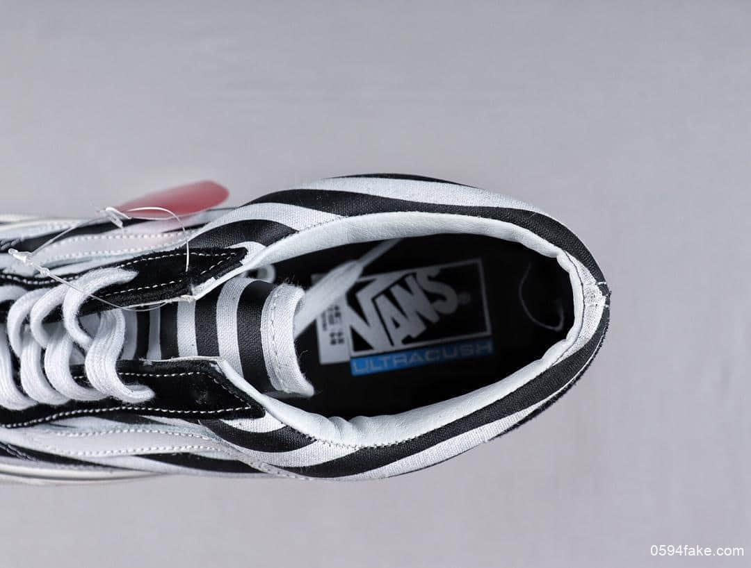 万斯Vans Style 36 Cecon SF包头斑马纹杀人鲸19年新版翻盖鞋盒安纳海姆工艺真标硫化版本 货号:VN0A3DZ3VTO