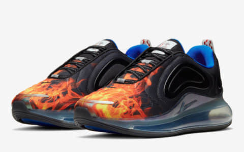 火焰图案极具辨识度!Nike Air Max 720“Space Capsule”将于9月1日在中国独家发售 货号:CJ8013-001