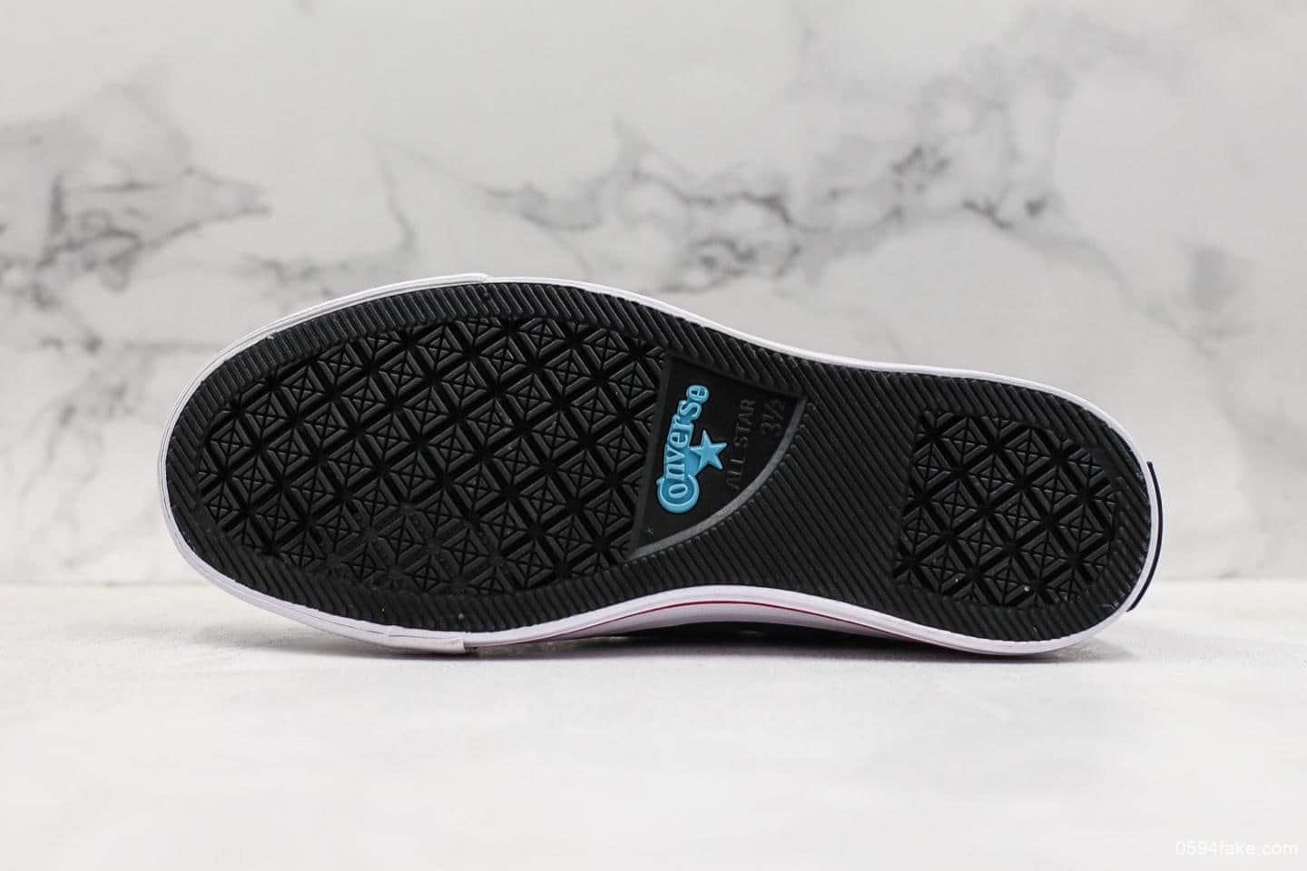 匡威Converse Tomorrowland ALL STAR 40TH HI虎扑版本40周年联名款双鞋带外围可充正 货号:1CL601