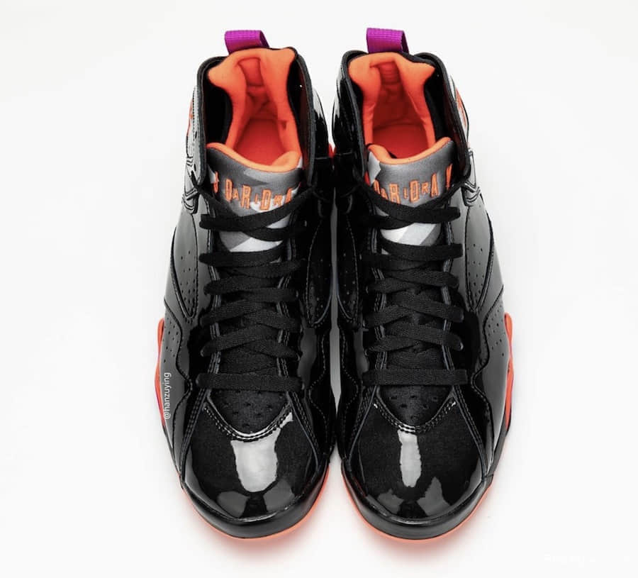 全漆皮鞋面酷到爆!Air Jordan 7 WMNS “Black Patent Leather”将于10月31日发售! 货号:313358-006