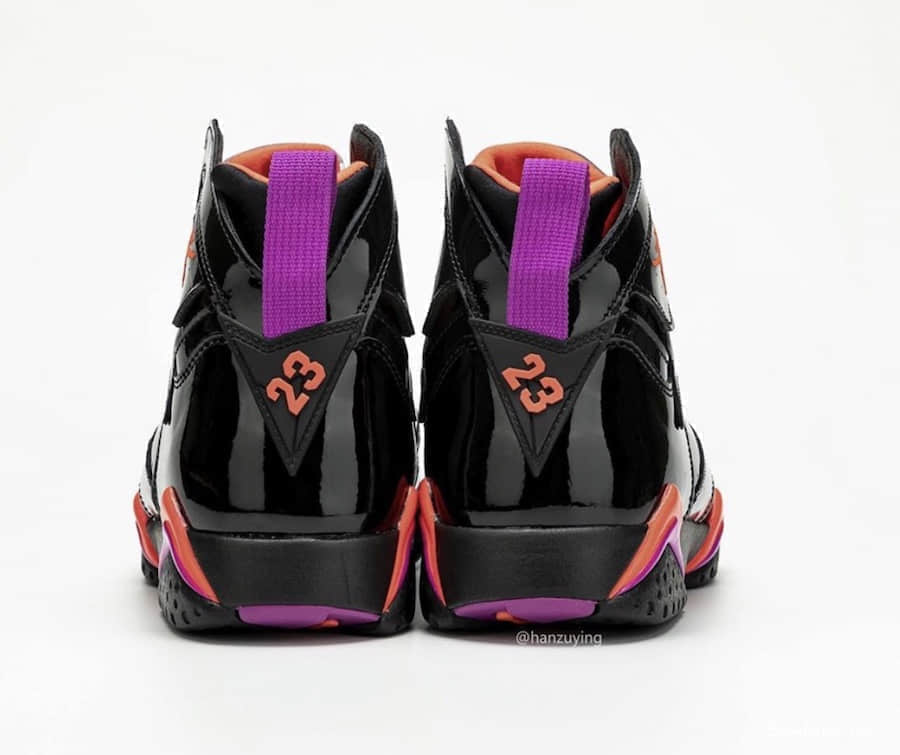 全漆皮鞋面酷到爆!Air Jordan 7 WMNS “Black Patent Leather”将于10月31日发售! 货号:313358-006