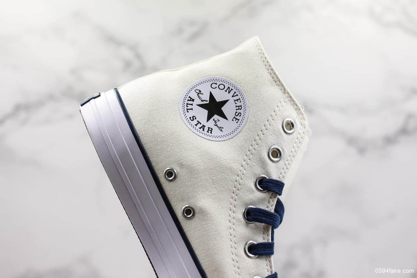 匡威Converse Tomorrowland ALL STAR 40TH HI真标虎扑版本高品质40周年联名款高帮帆布鞋 货号:1CL602