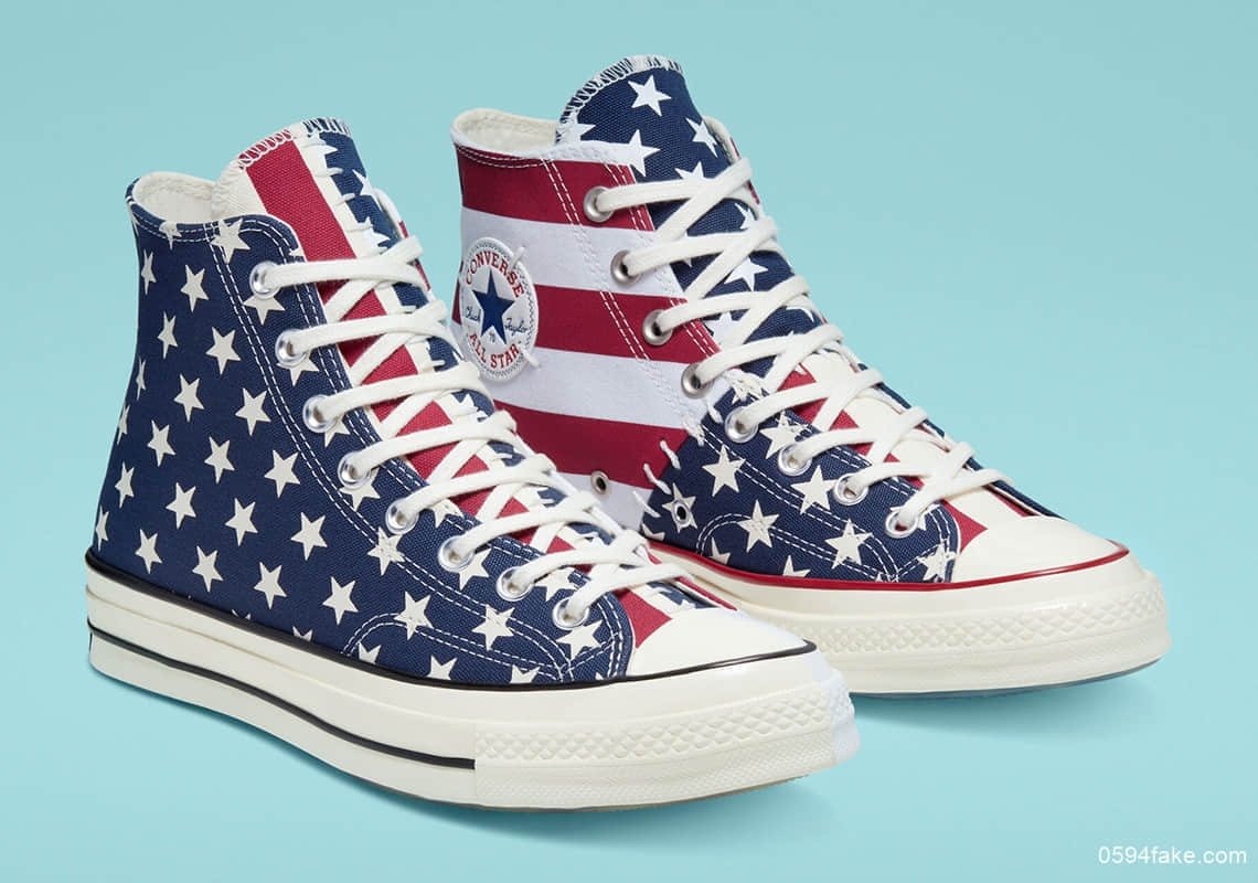 向美国独立日致敬!这双Converse Chuck 70有点个性! 货号:166426C