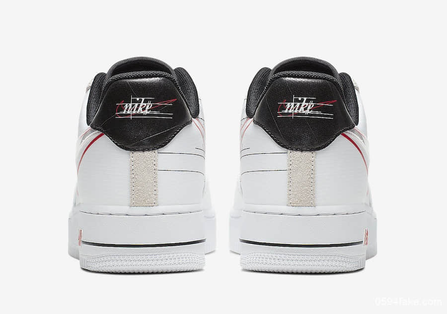 耐克Nike Air Force 1 Script Swoosh预计将于8月10日发售小伙伴们手速要快哦!货号:CK9257-100