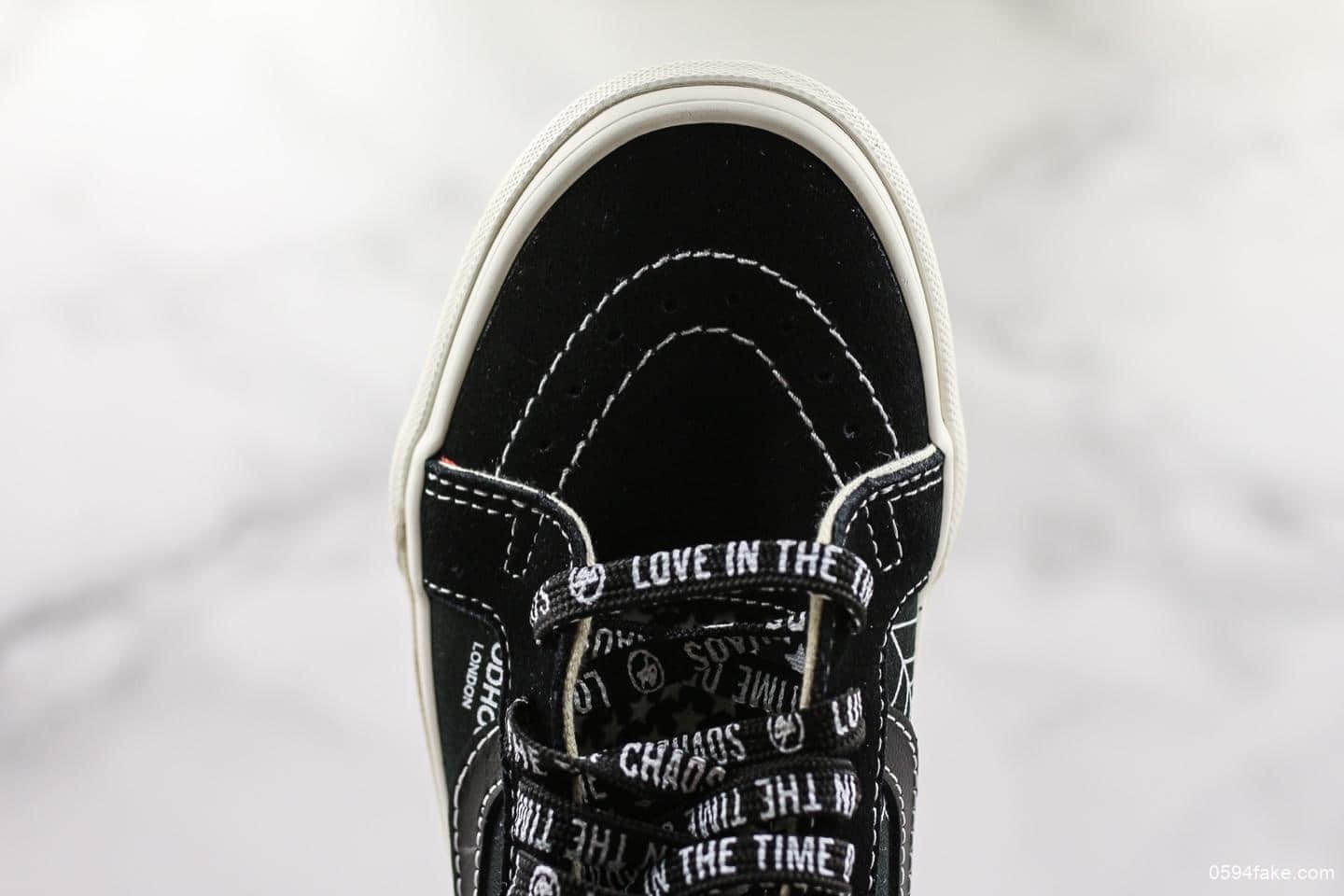 万斯Goodhood x Vans Vault Love in the Time of Chaos联名款真标硫化工艺原盒原标复古硫化板鞋 货号:VN000UDO7Q