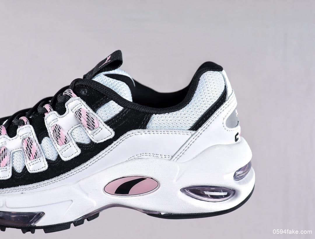 彪马Puma CELL Endura Wns White Pink纯原版本复刻气垫老爹风休闲运动慢跑鞋白黑浅粉 货号:369357-05