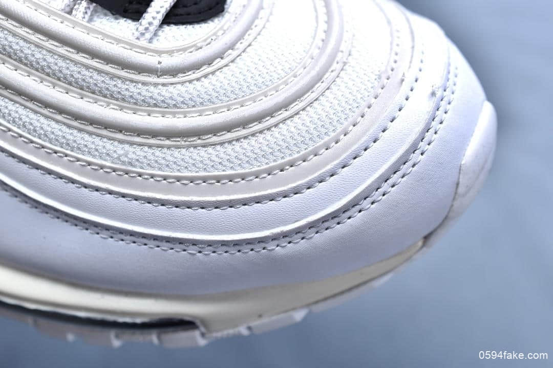 耐克Nike Air Max 97公司级版本子弹复古全掌气垫休闲运动鞋白熊猫 货号:921733-103