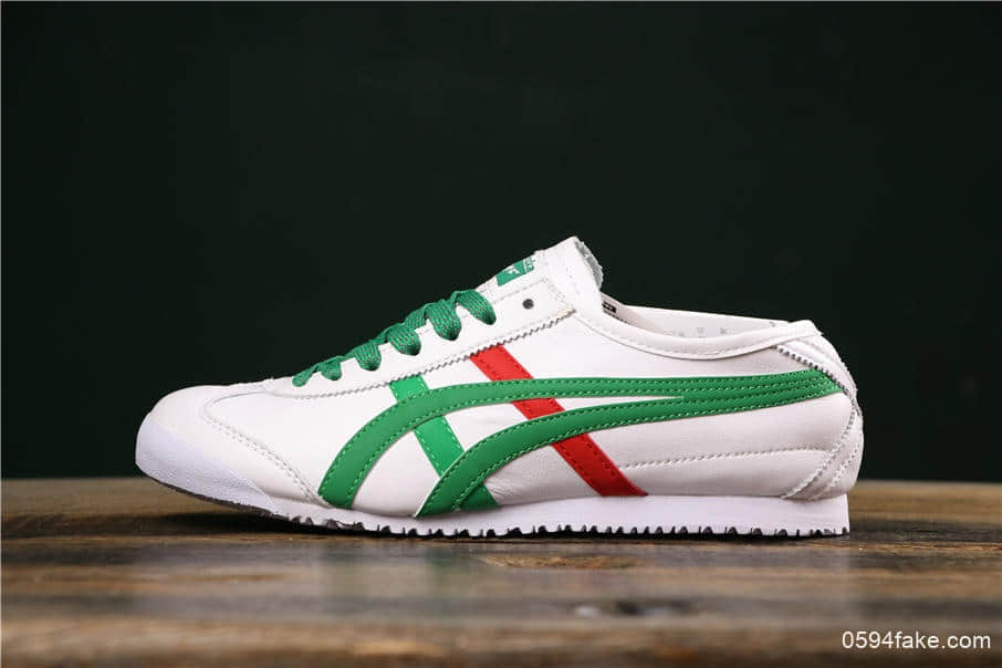 亚瑟士Asics Tiger Mexico 66公司级天猫专供原装头层3M反光鬼冢虎阿斯克斯经典休闲跑鞋 货号:B806K