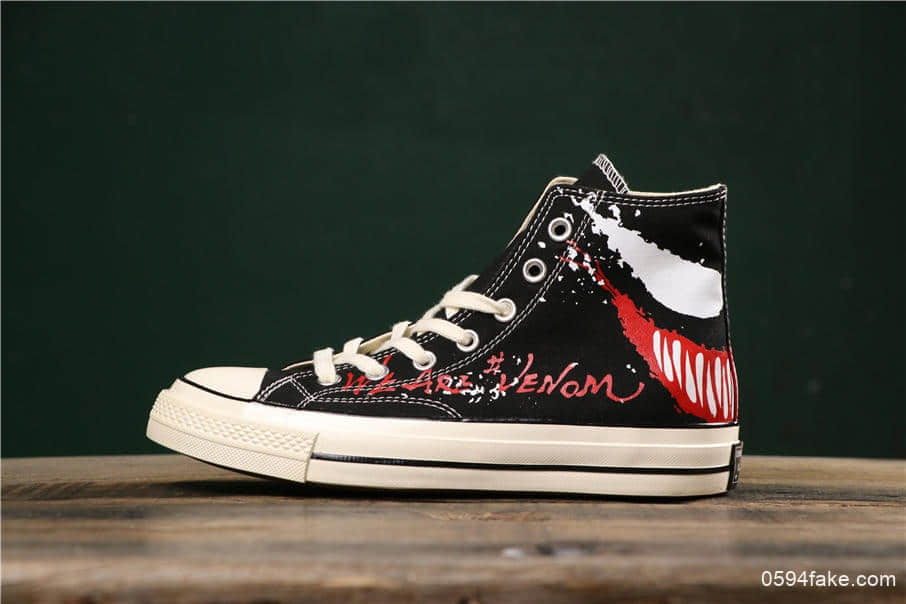 匡威Companion x Converse HY Chuck Taylor All Star 1970 HIPassing Through Grey手绘限定复古三星标低帮休闲运动硫化百搭板鞋
