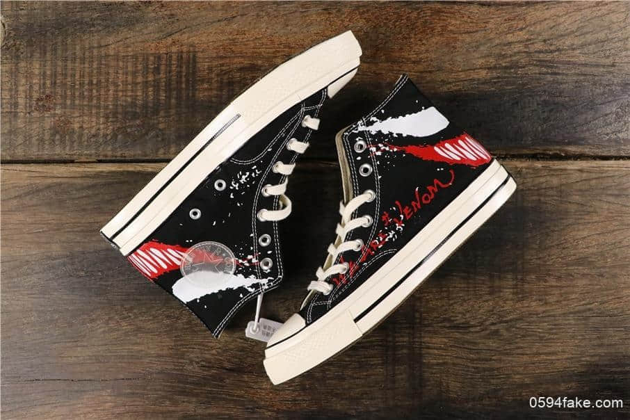 匡威Companion x Converse HY Chuck Taylor All Star 1970 HIPassing Through Grey手绘限定复古三星标低帮休闲运动硫化百搭板鞋