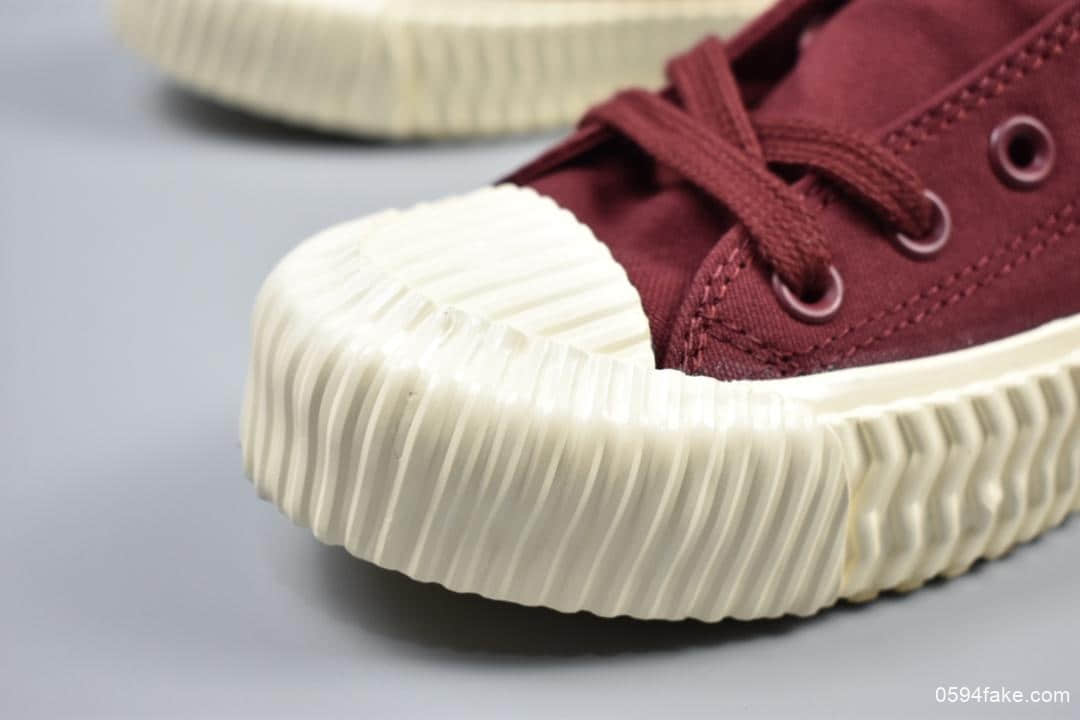 匡威Converse Big C FG Slip-On低帮饼干鞋系列豆沙色Ins爆款公司级版本包装齐全 货号:150155CPC