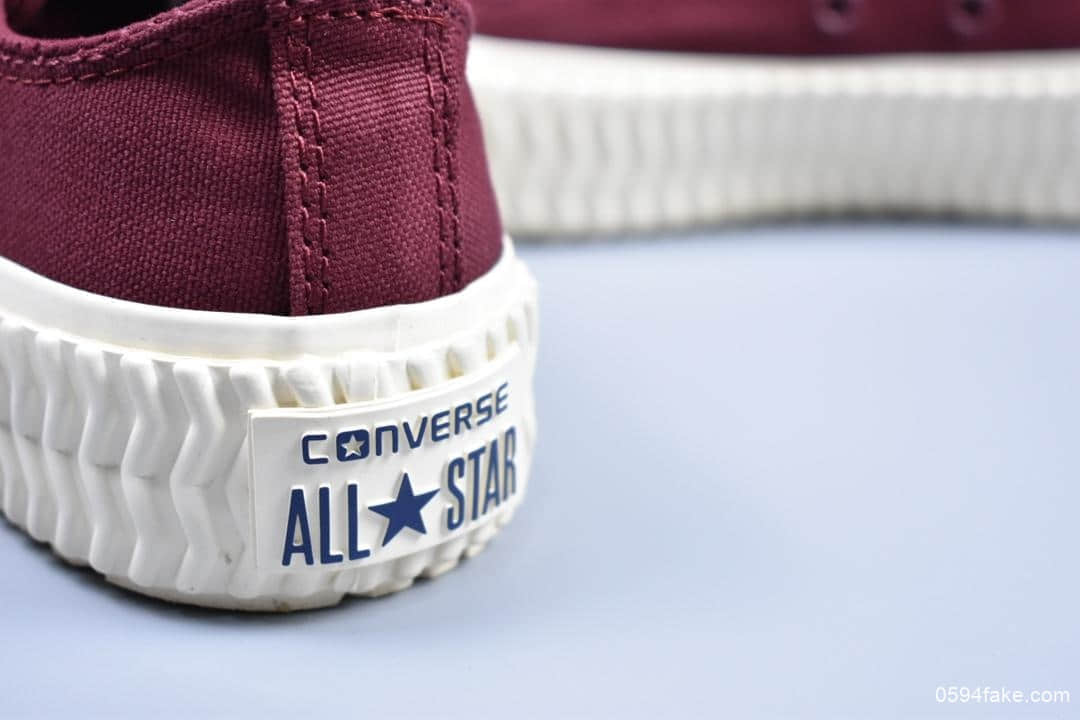 匡威Converse Big C FG Slip-On低帮饼干鞋系列豆沙色Ins爆款公司级版本包装齐全 货号:150155CPC