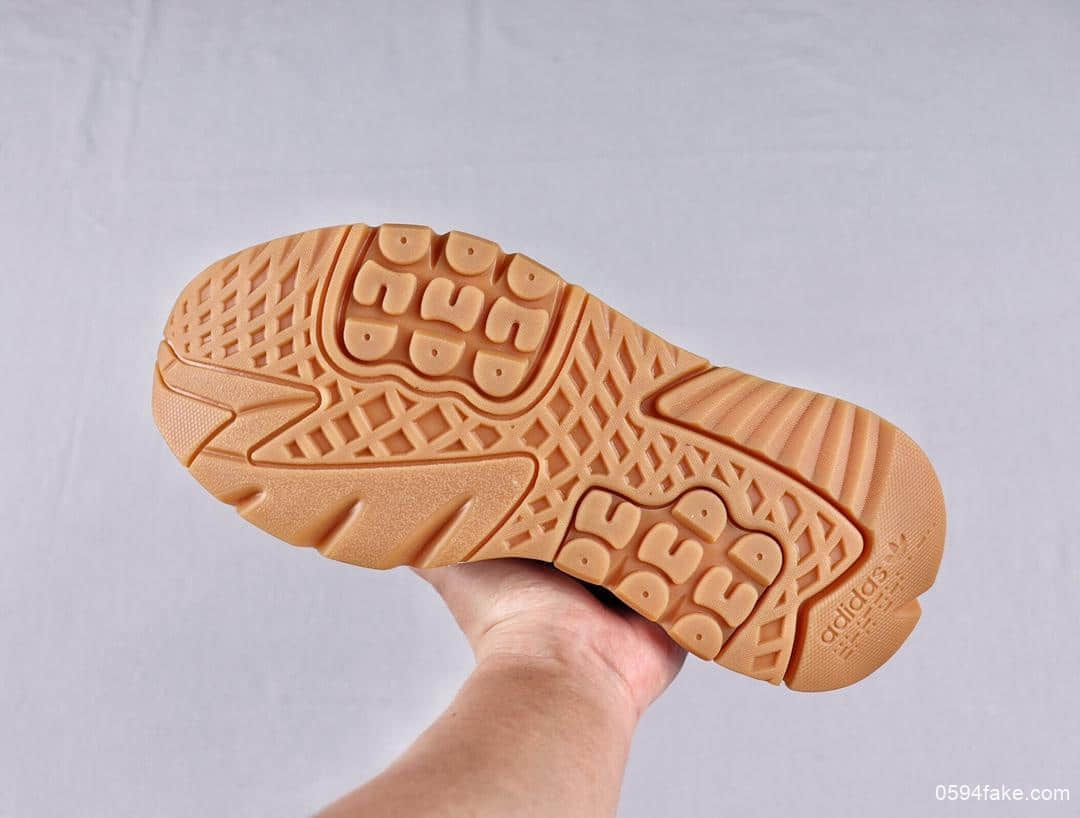 阿迪达斯Adidas Nite Jogger 2019 Boost公司级3M反光联名夜行者复古跑鞋原盒原标全掌Boost科技 货号:EG2956