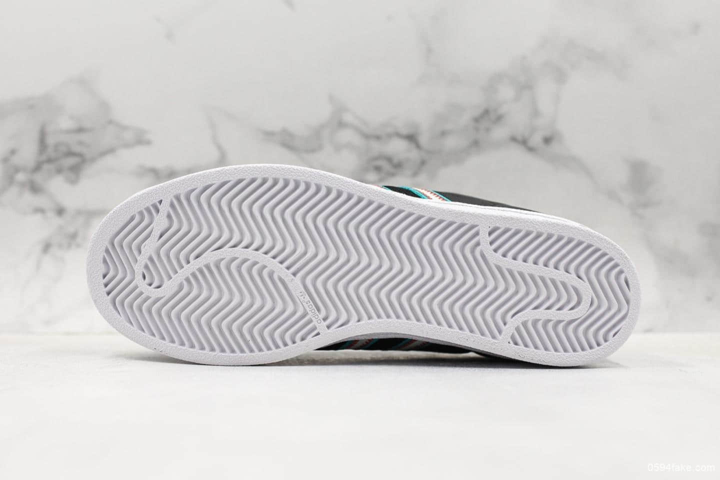 阿迪达斯Adidas Superstar W公司级渠道订单三叶草贝壳头正确EVA软中底内置裁片后跟几率过验 货号:BD7417