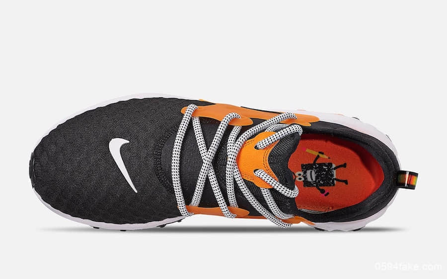 Nike React Presto新配色现已发售!鞋垫上的笔记本图案有点可爱! 货号:CK1685-001