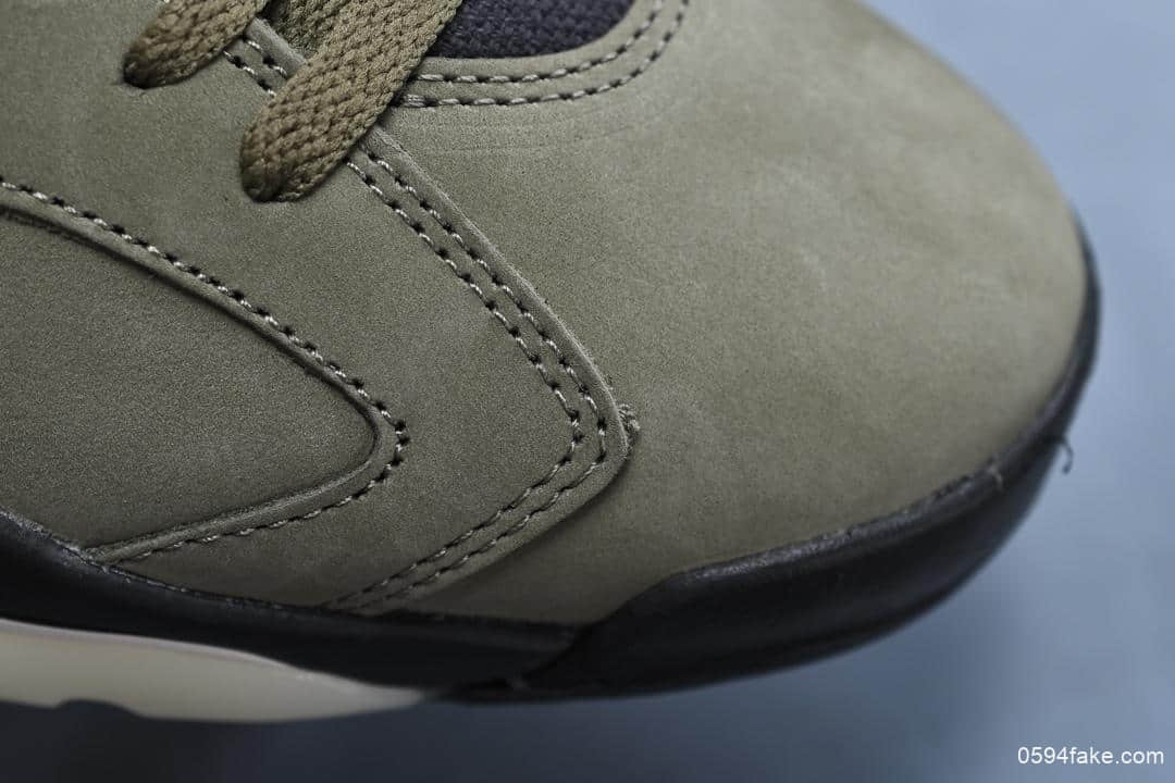 乔丹Travis Scott x Air Jordan 6联名款AJ6高帮男子实战篮球鞋纯原版本区别市面通货版本 货号：CN1084-200