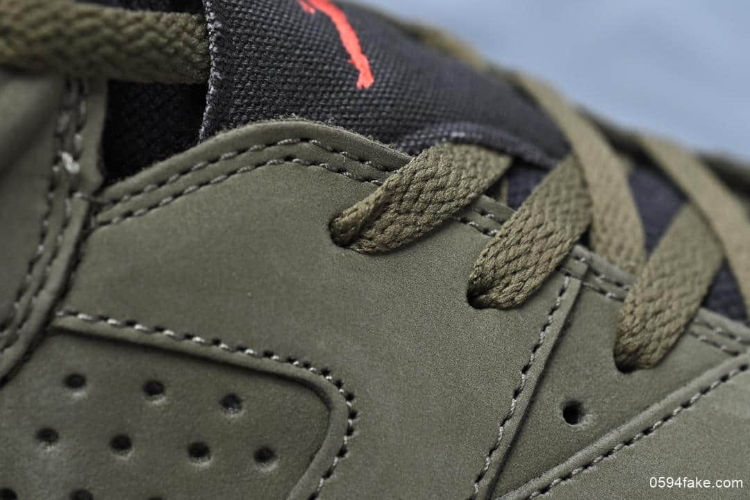 乔丹Travis Scott x Air Jordan 6联名款AJ6高帮男子实战篮球鞋纯原版本区别市面通货版本 货号：CN1084-200