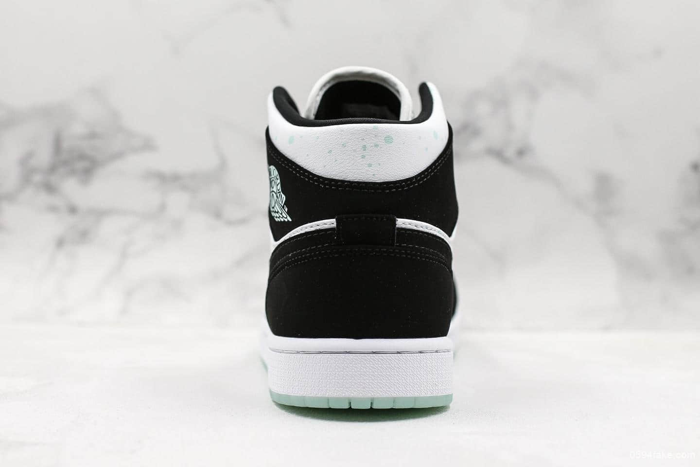 乔丹Air Jordan 1 Mid SE公司级版本夜光熊猫泼墨满天星AJ1中帮夜光真头层原厂大底 货号:BQ6931-103