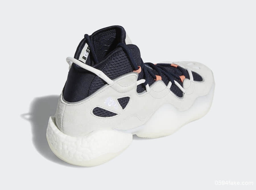 天足科技与Boost缓震相结合!脚感舒适到不行!这双adidas Crazy BYW 3一定要入! 货号:EE7961
