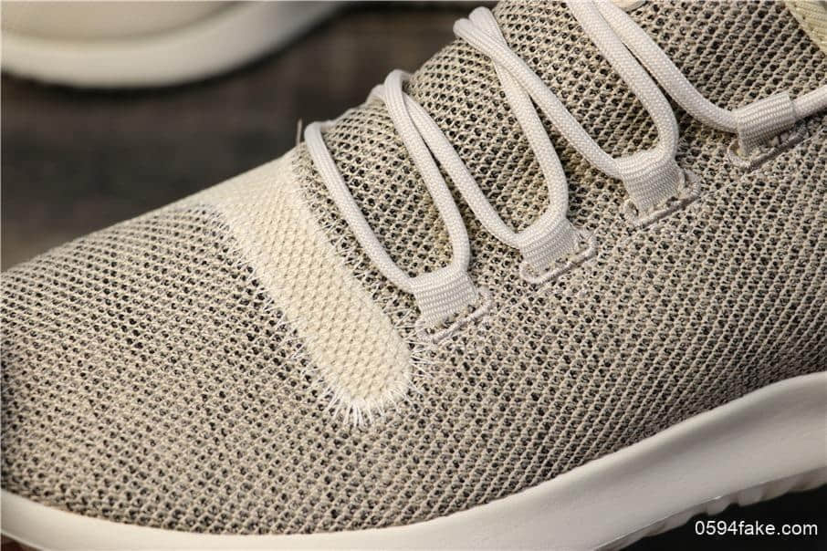 阿迪达斯Adidas Tubular Shadow真标高品质简版小椰子芝麻灰时尚透气休闲鞋 货号：BB8824