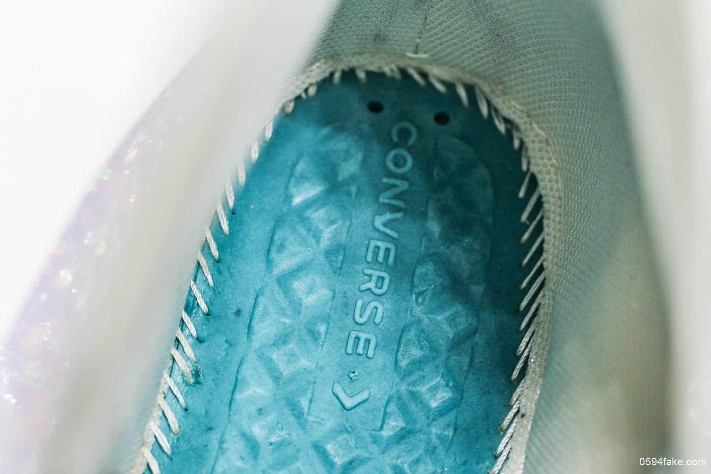 匡威Converse Chuck Taylor All Star满天星闪光渐变鞋面高帮休闲鞋真标蓝底高品质 货号:564910C