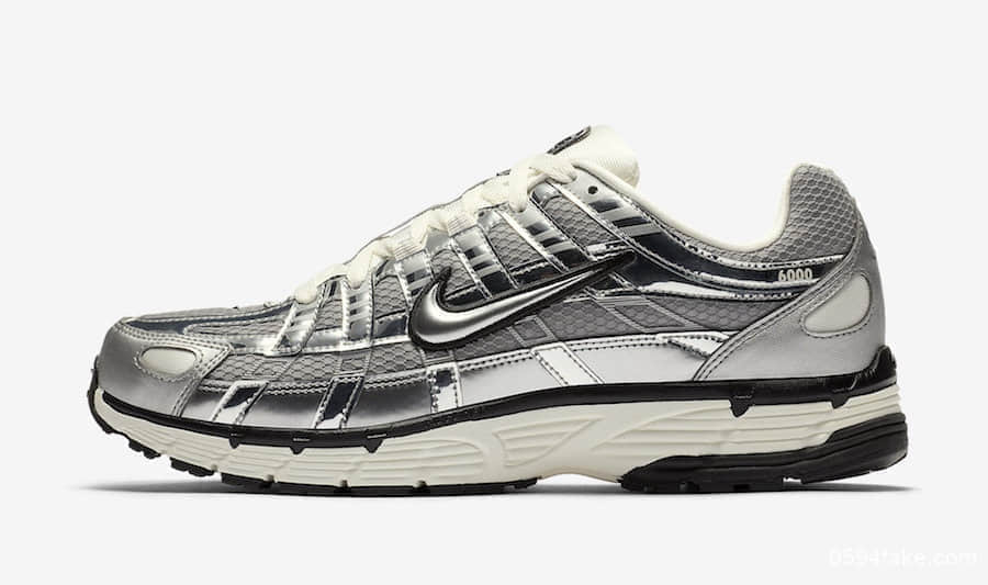超级亮眼的金属银配色!复古跑鞋Nike P-6000“Metallic Silver”现已发售! 货号:CN0149-001