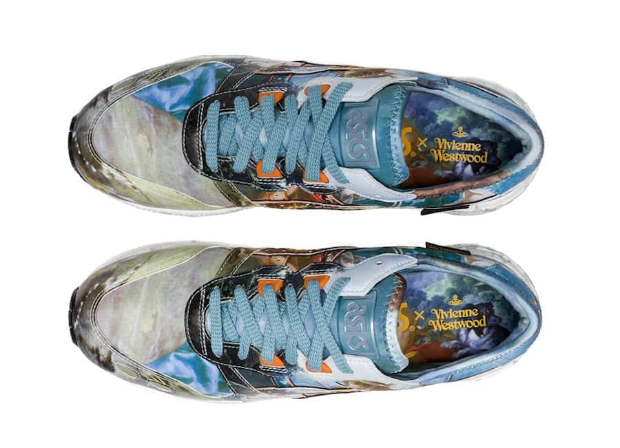 ASICS x Vivienne Westwood这款油画联名将于8月17日发售!文艺气息充斥着整双鞋! 货号:1191A253-410