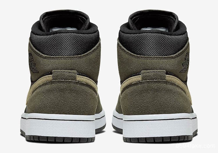 强烈的军事风格!工装搭配绝对养眼!Air Jordan 1 Mid即将发售! 货号:BQ6472-030